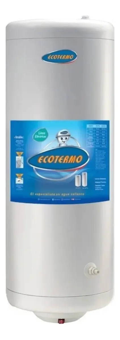 Termotanque Ecotermo 106lts eléctrico