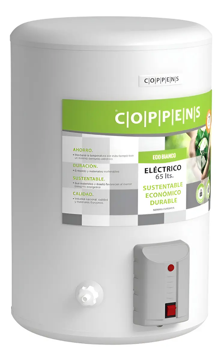 Termotanque Coppens 65lts eléctrico