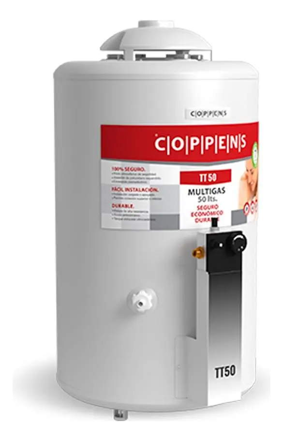 Termotanque Coppens 50lts Gas